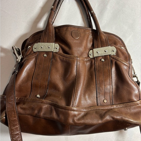 b. makowsky Handbags - B. Makowsky Brown Leather Shoulder Bag